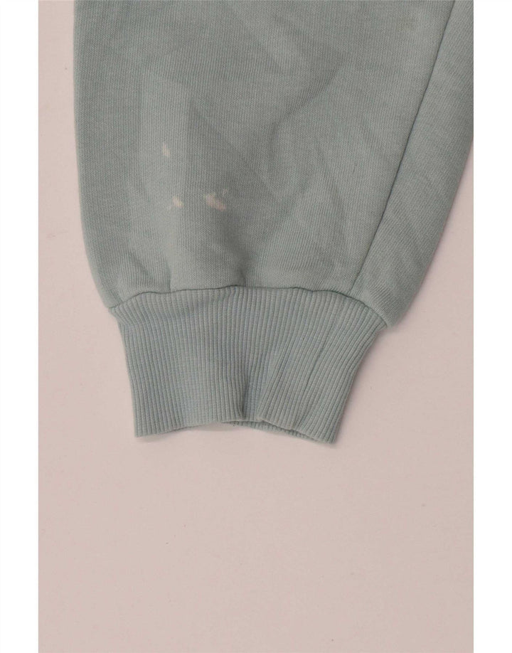 Marks & Spencer Damski sweter z długim rękawem, UK 14, średni niebieski, bawełniany