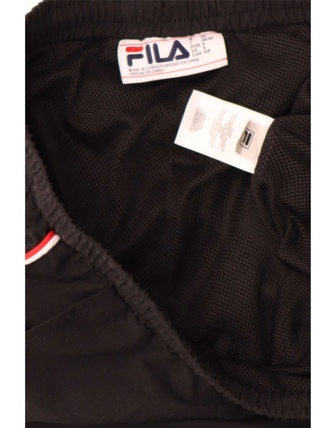 Męskie spodnie dresowe Fila Joggers Small Black Poliester