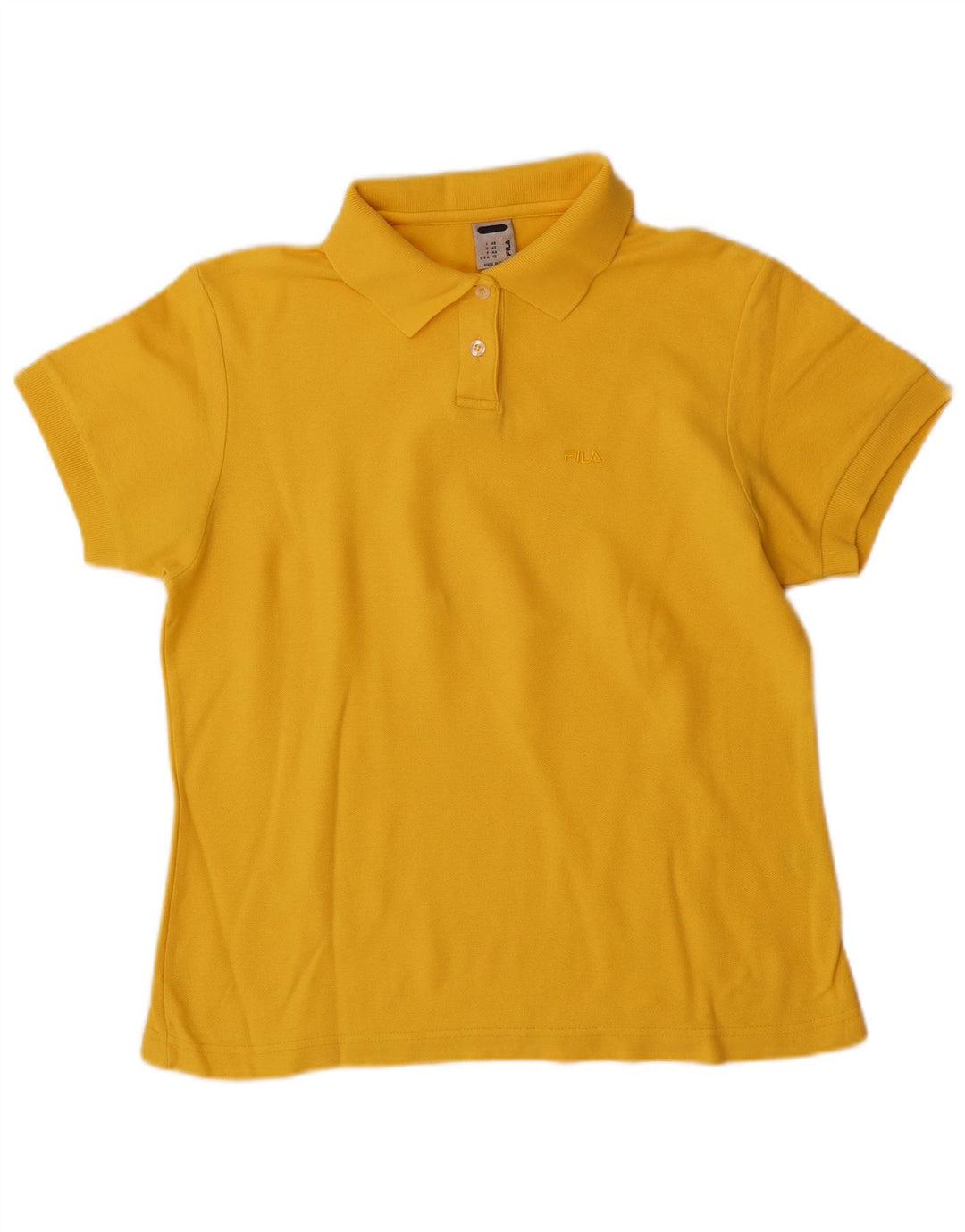 Damska koszulka polo Fila IT 48 XL, żółta, bawełniana