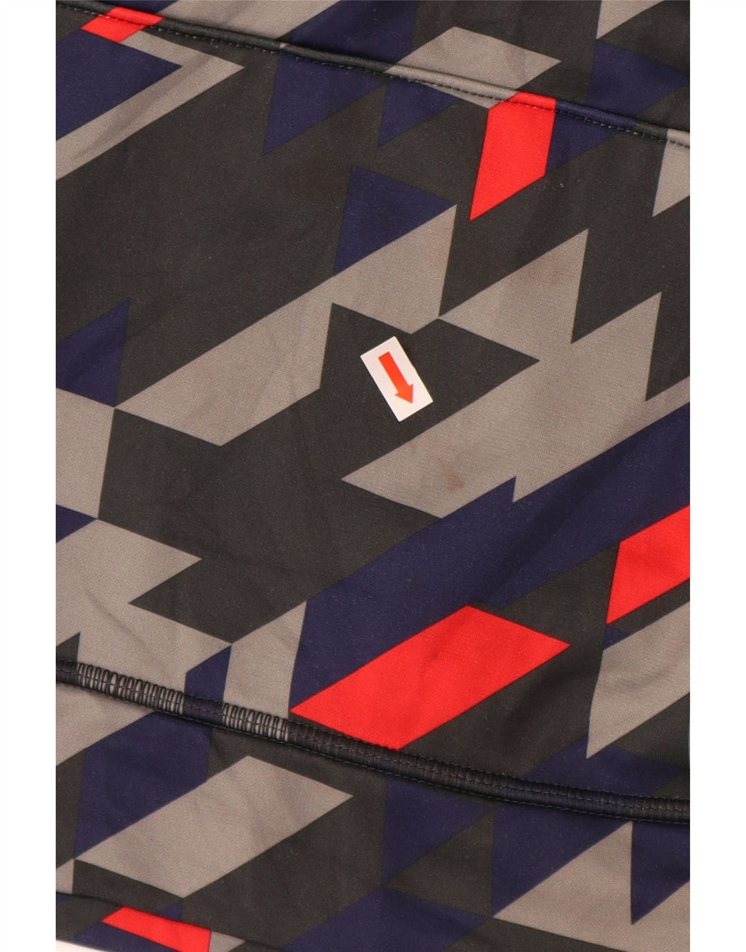 UNDER ARMOUR Dziewczęcy luźny sweter z kapturem 11-12 lat, duży, czerwony, geometryczny