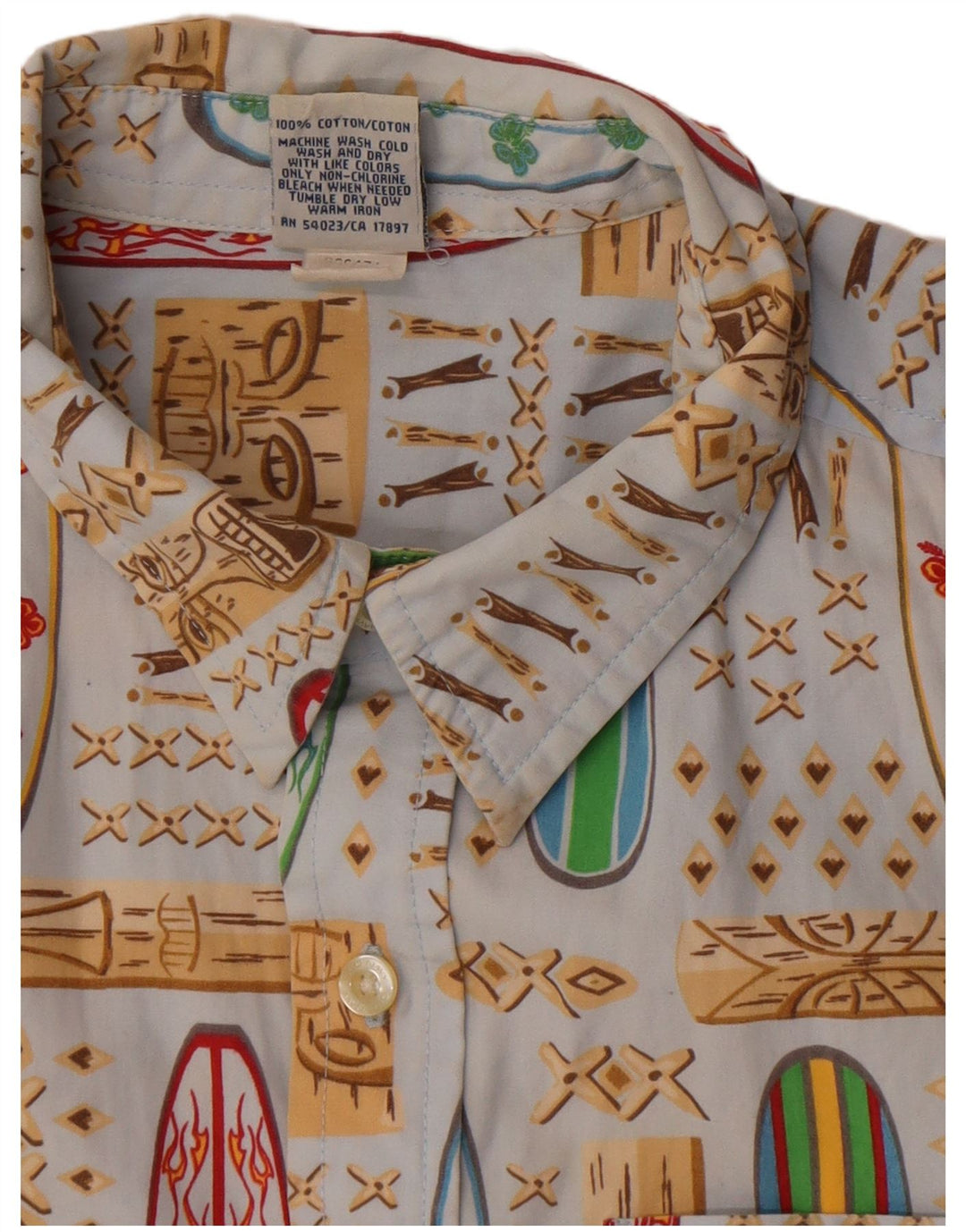 Koszula chłopięca Old Navy w abstrakcyjny wzór 14-15 lat XL, niebieska hawajska