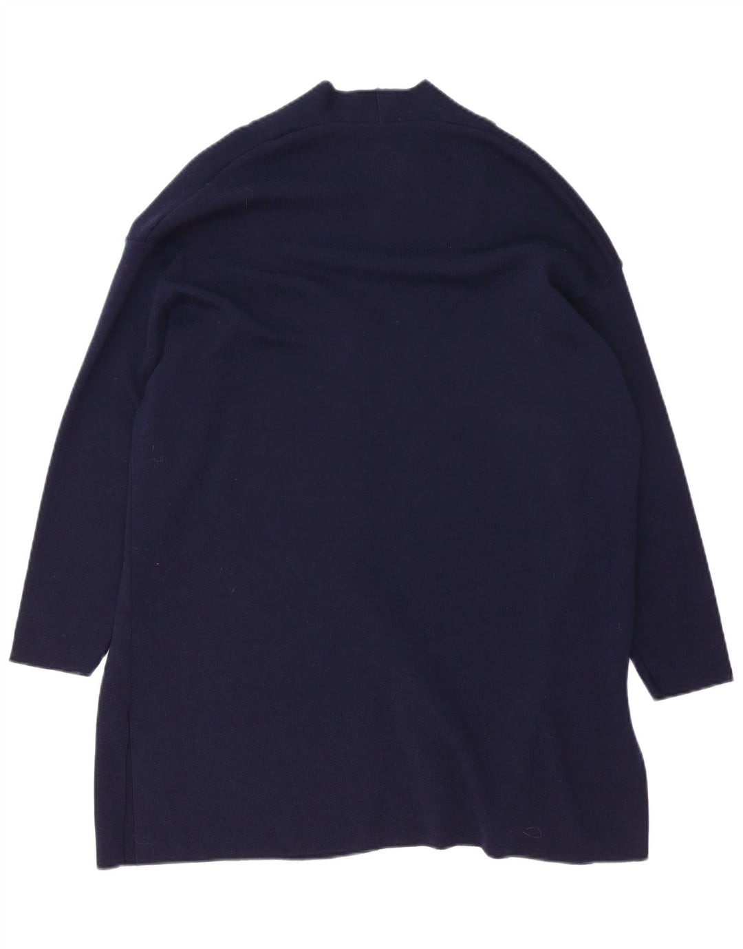 Marks & Spencer Damski sweter o przedłużonym fasonie, UK 12, średni granatowy