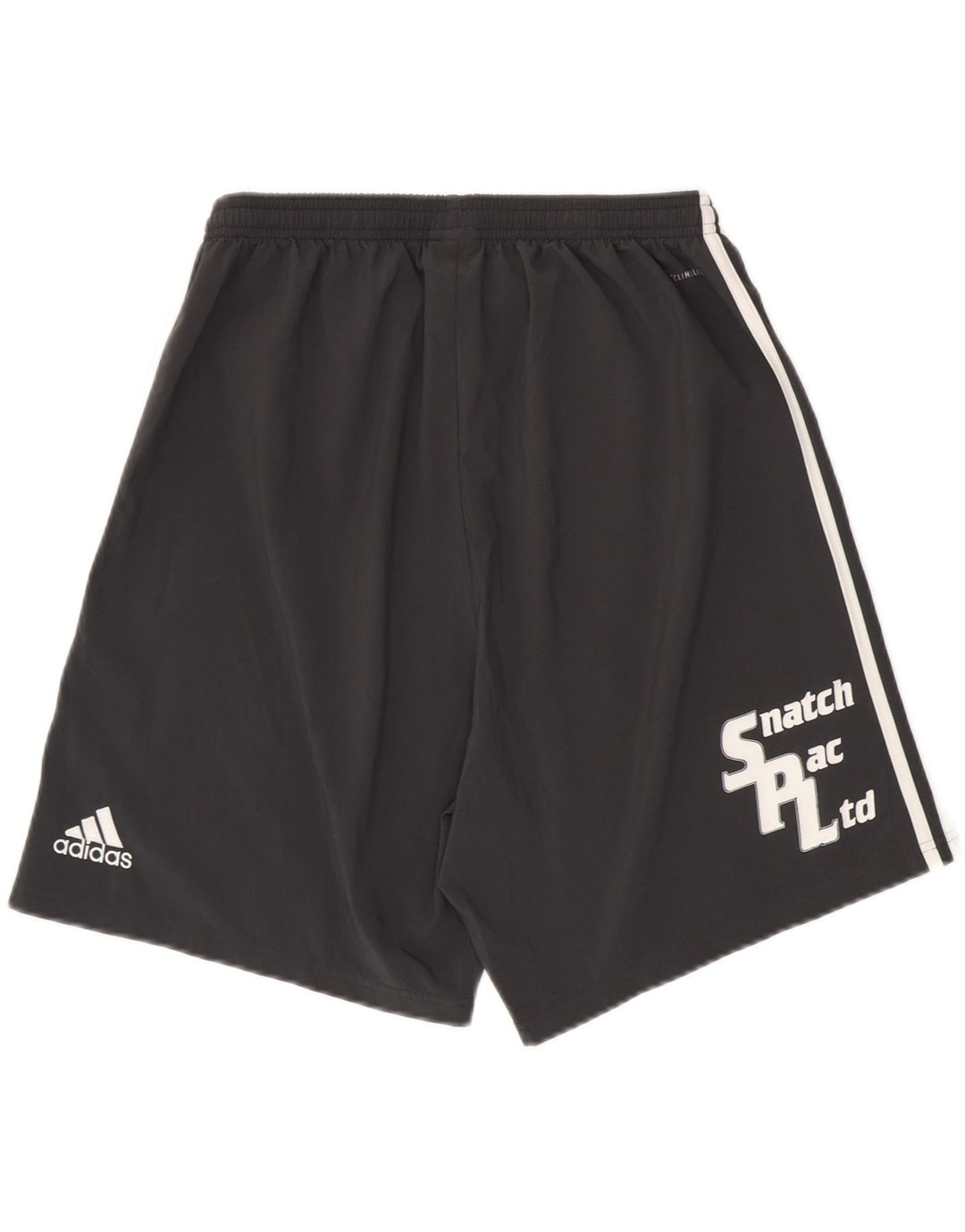 Męskie spodenki sportowe Adidas Climalite Graphic, duże, czarne, poliestrowe