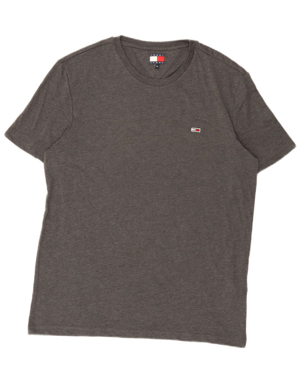 T-shirt męski Tommy Hilfiger Top XL, szary, bawełniany
