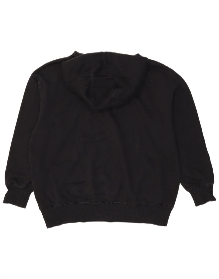 Męski sweter oversize z kapturem Nike, mały, czarny, bawełniany