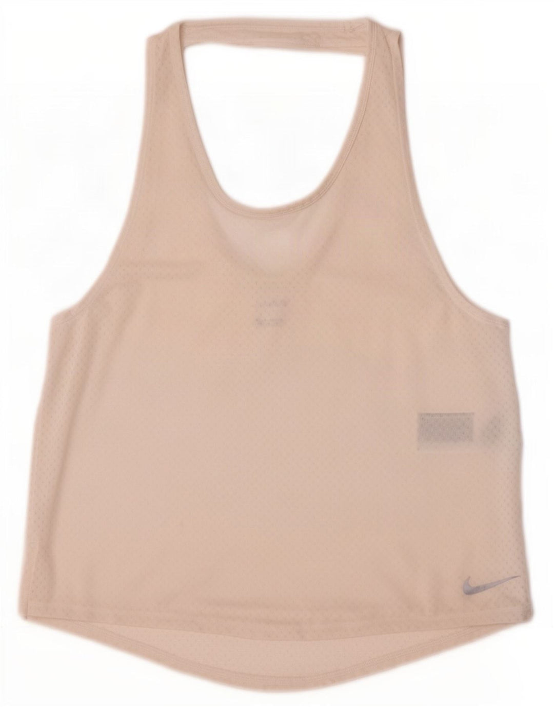 Damska kamizelka Nike Dri Fit Top UK 12, średni, złamany biały poliester
