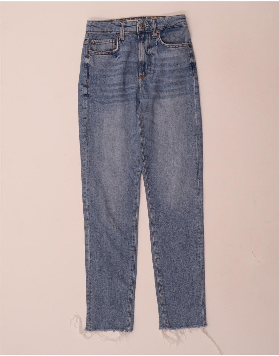 Guess Damskie Jeansy Slim W24 L28 Niebieskie Bawełniane
