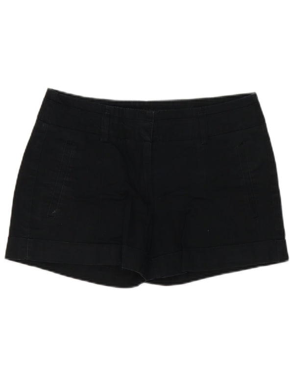 Damskie spodenki chino Zara małe W26 czarne bawełniane