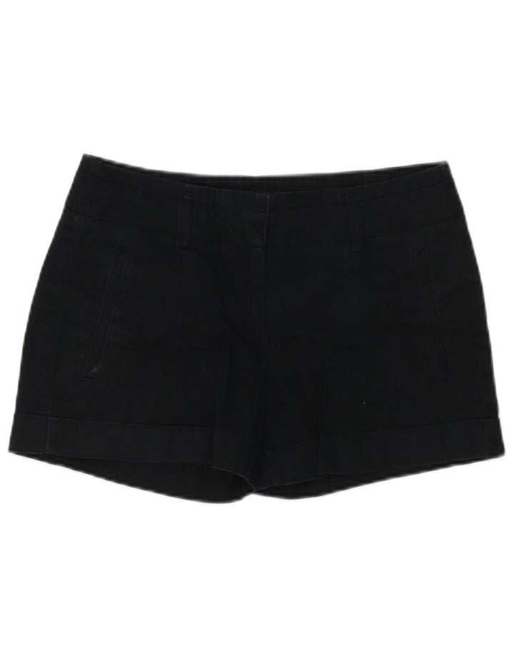 Damskie spodenki chino Zara małe W26 czarne bawełniane