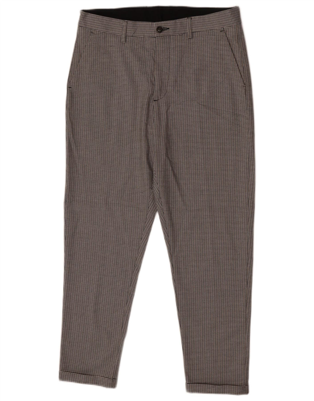 Męskie spodnie chino Zara EU 40 Medium W31 L25 Szara pepitka