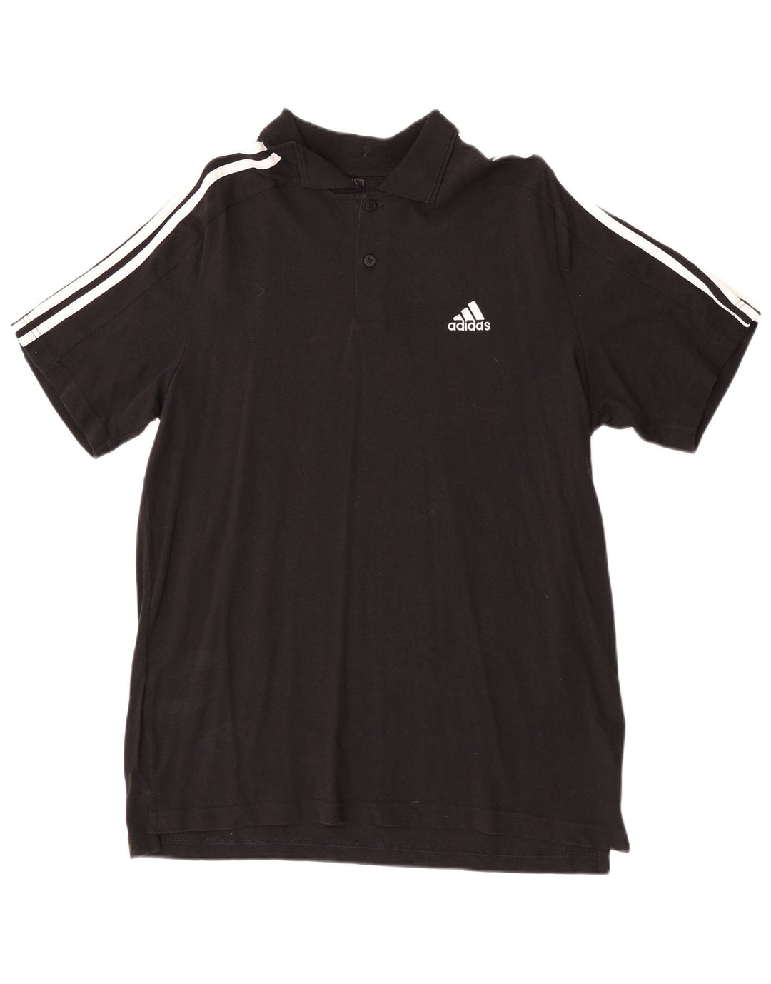 Męska koszulka polo Adidas, duża, czarna, bawełniana