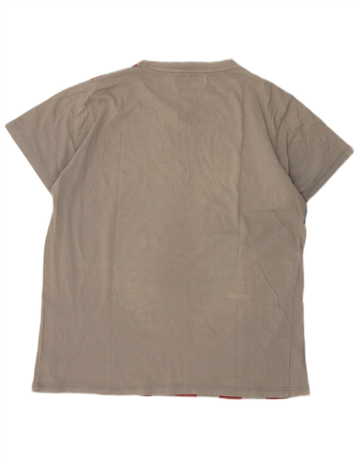 Męski T-shirt z grafiką Jeep USA, duży, szary