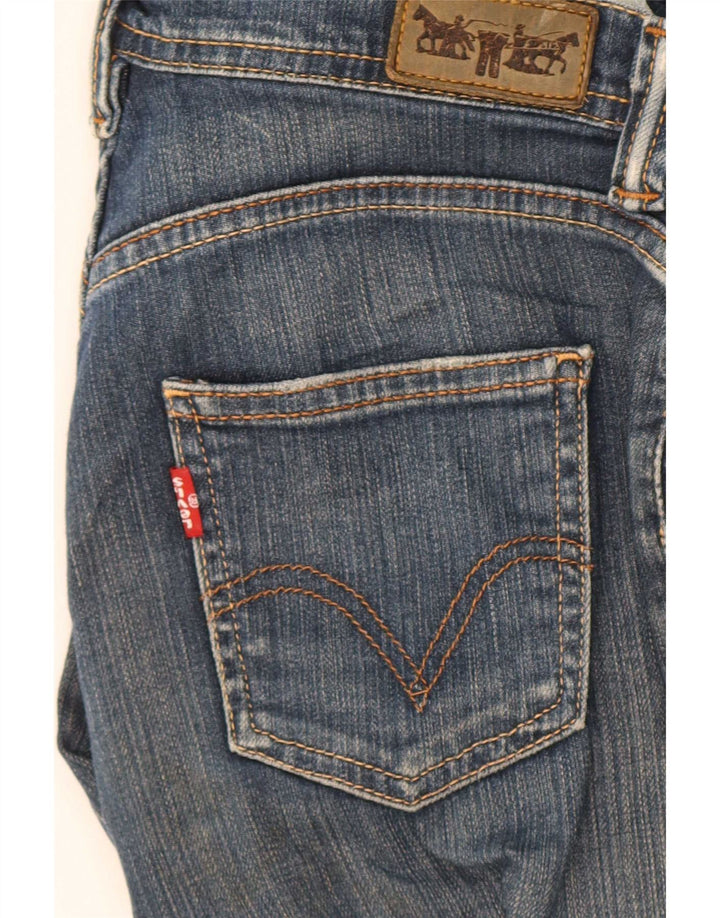 Damskie proste dżinsy Levi's W28 L34 Niebieskie bawełniane