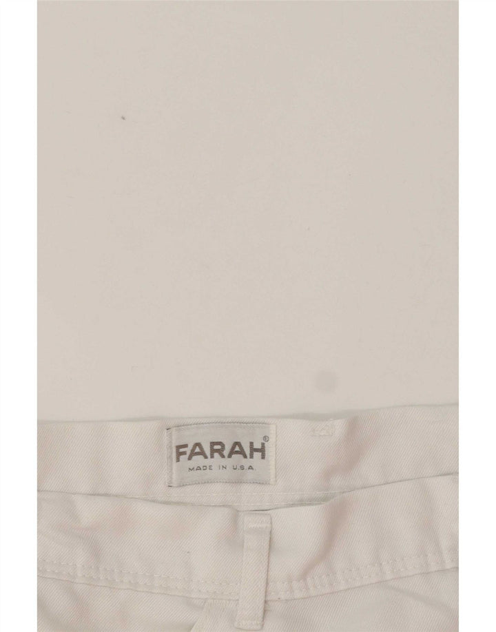 Męskie spodenki codzienne Farah W38 XL białe
