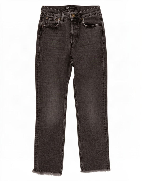 Dżinsy damskie Zara EU 34 2XS W24 L24 szare
