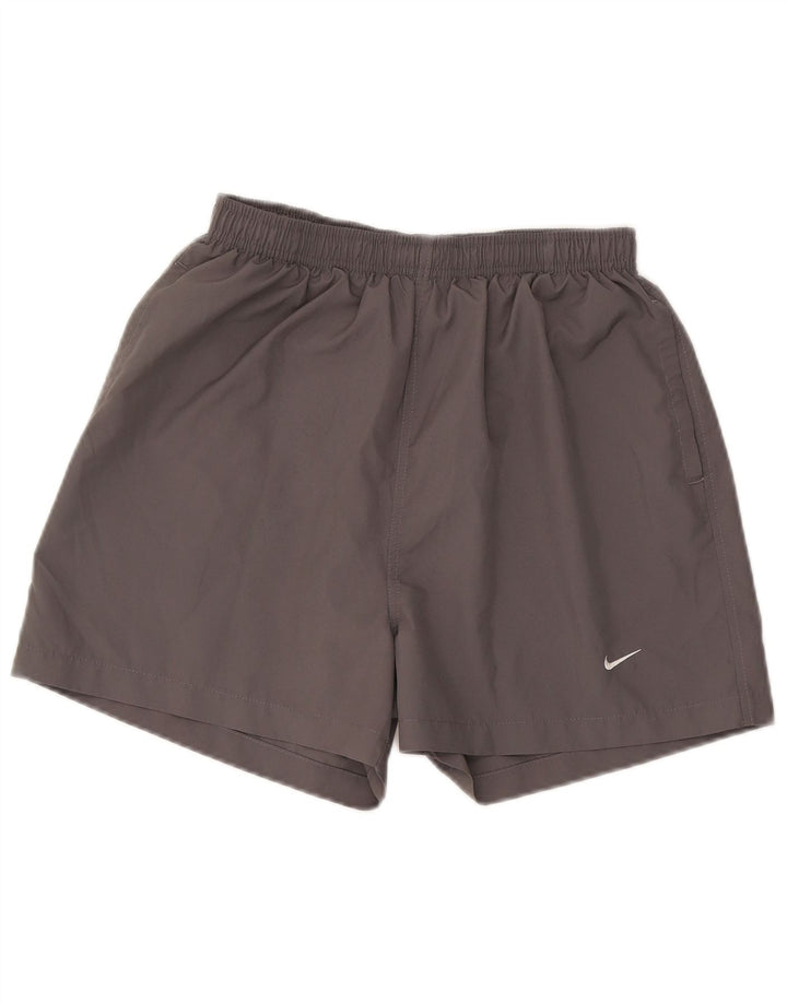 Męskie spodenki sportowe Nike, duże, szare, poliestrowe