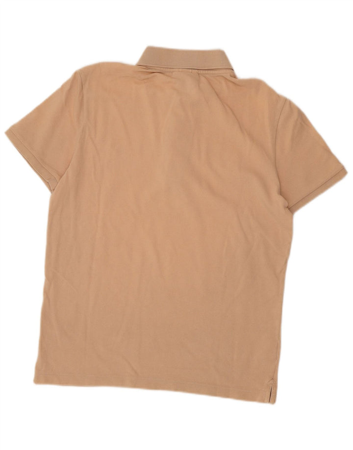 Męska koszulka polo Lacoste Slim Fit, rozmiar 4, średnia beżowa bawełna