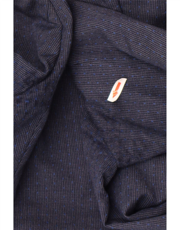 Ted Baker Męska marynarka zapinana na 2 guziki, UK 42 XL, granatowa, wełniana w pepitkę