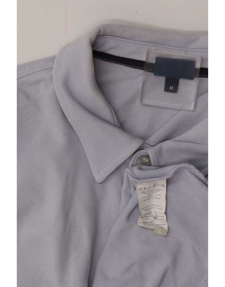 Męska koszulka polo Trussardi Jeans, średnia niebieska, bawełniana