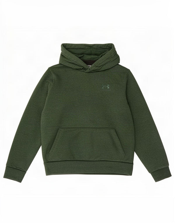 Under Armour Mens Hoodie Jumper Small Green Cotton
