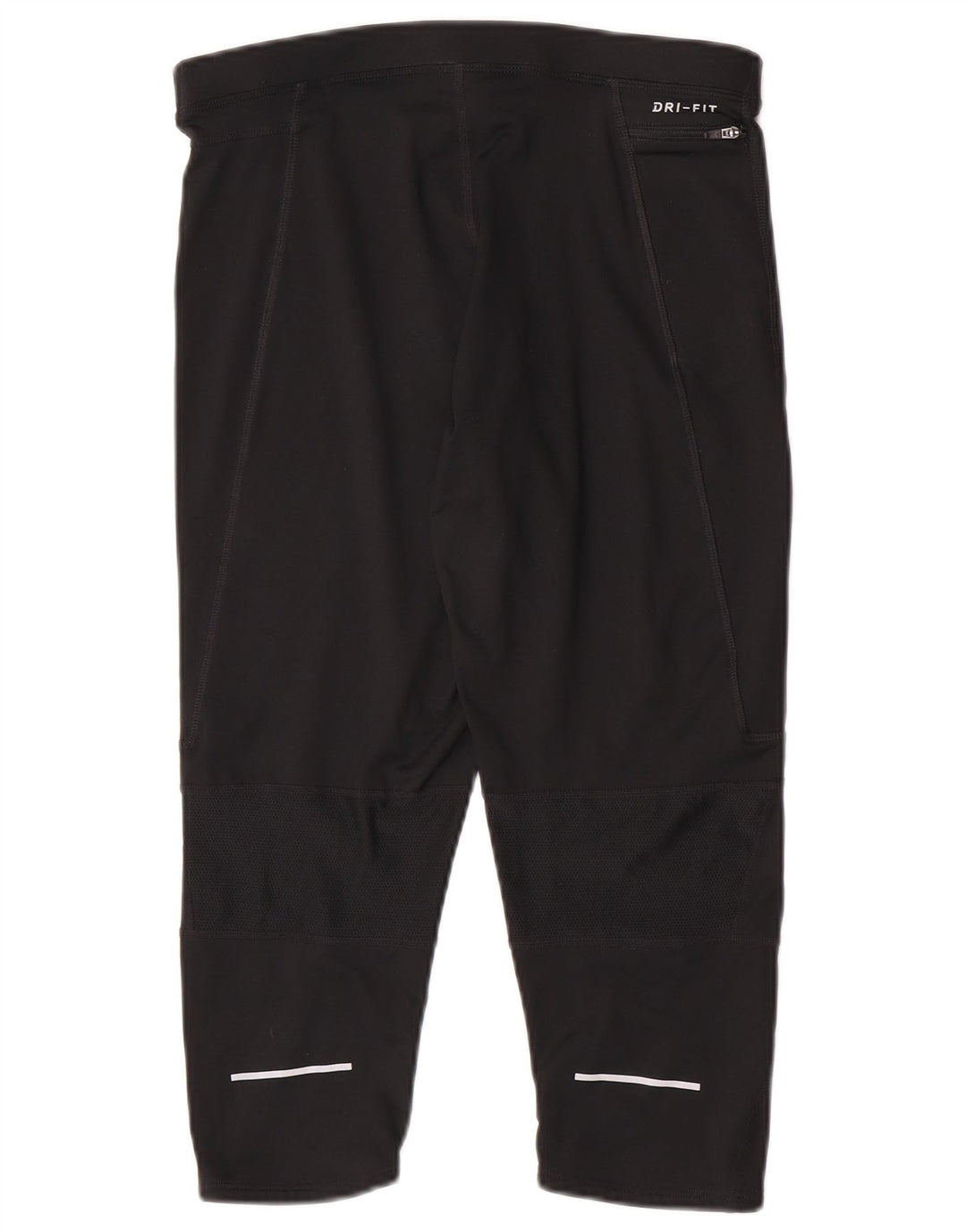 Męskie legginsy Nike Dri Fit Capri XL, czarne, poliestrowe