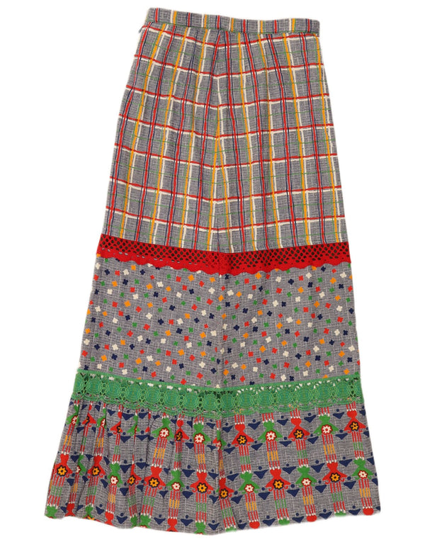 Lucie Linden Damska spódnica maxi z wysokim stanem EU 40 Medium W26 wielobarwna