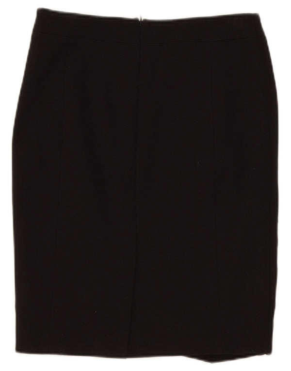 Karen Millen Damska spódnica ołówkowa UK 10 Small W28 Czarna wiskoza z blokami kolorów