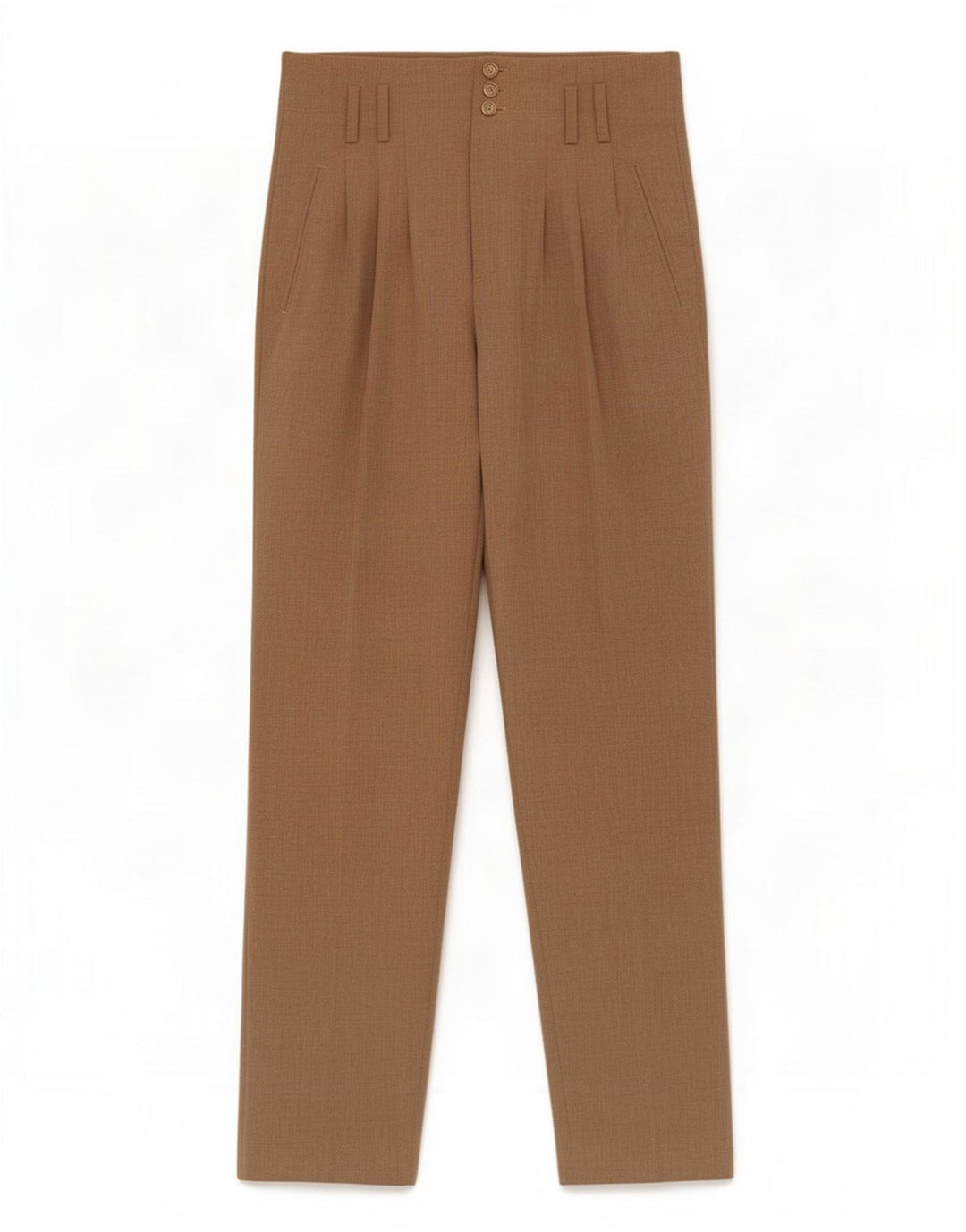 Zara Damskie spodnie typu casual, małe, W26 L29, brązowe, poliestrowe