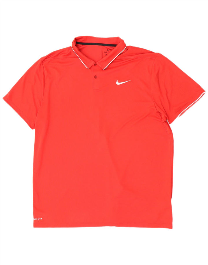 Męska koszulka polo Nike o regularnym kroju 2XL, czerwona, poliestrowa