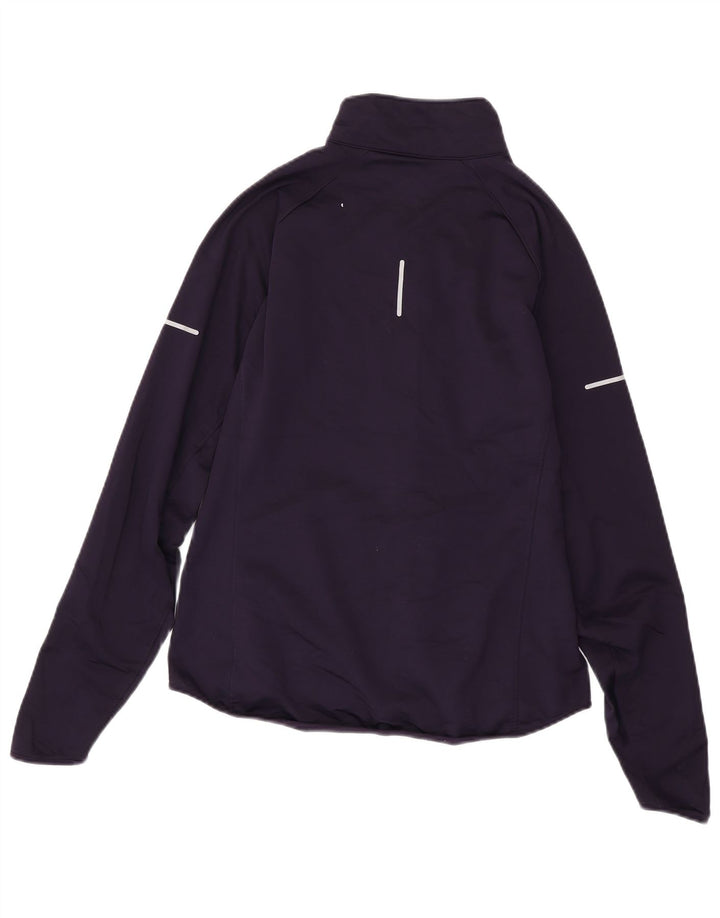 Damska kurtka dresowa NIKE Dri Fit UK 14, duży, fioletowy poliester