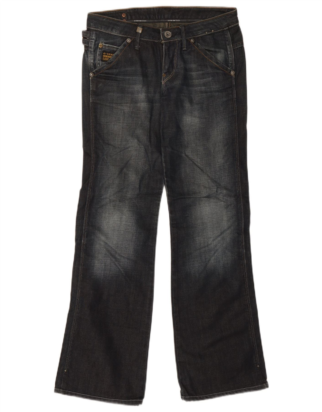 Damskie jeansy Bootcut G-Star W25 L29 Bawełna w kolorze granatowym