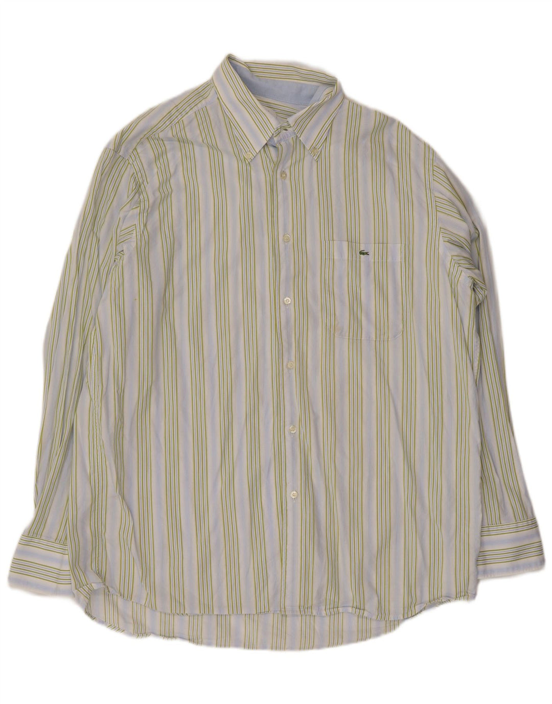 Koszula męska Lacoste, rozmiar 44, bawełniana, w niebieskie paski