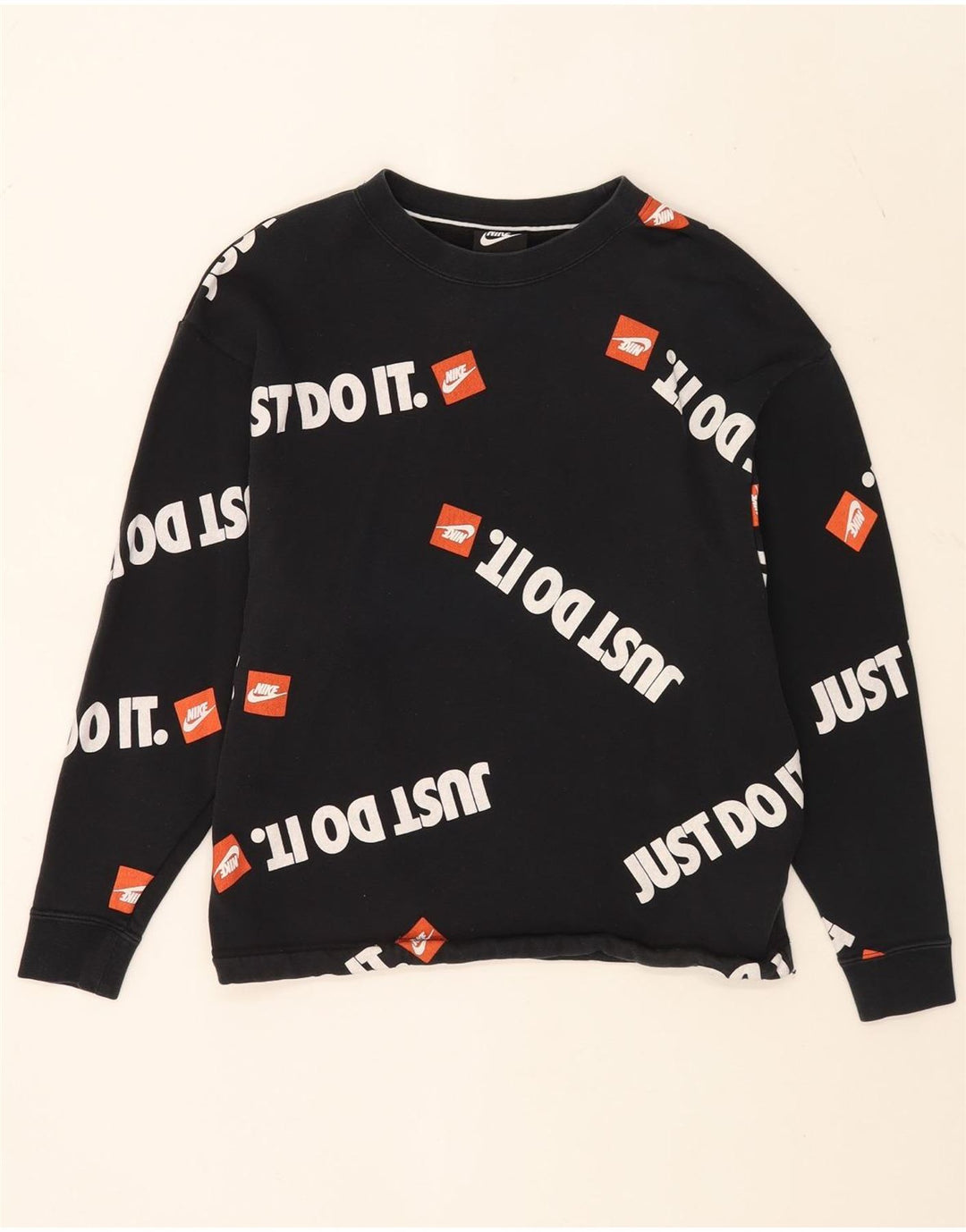 Męska bluza z kapturem i grafiką Nike, mała, czarna, bawełniana