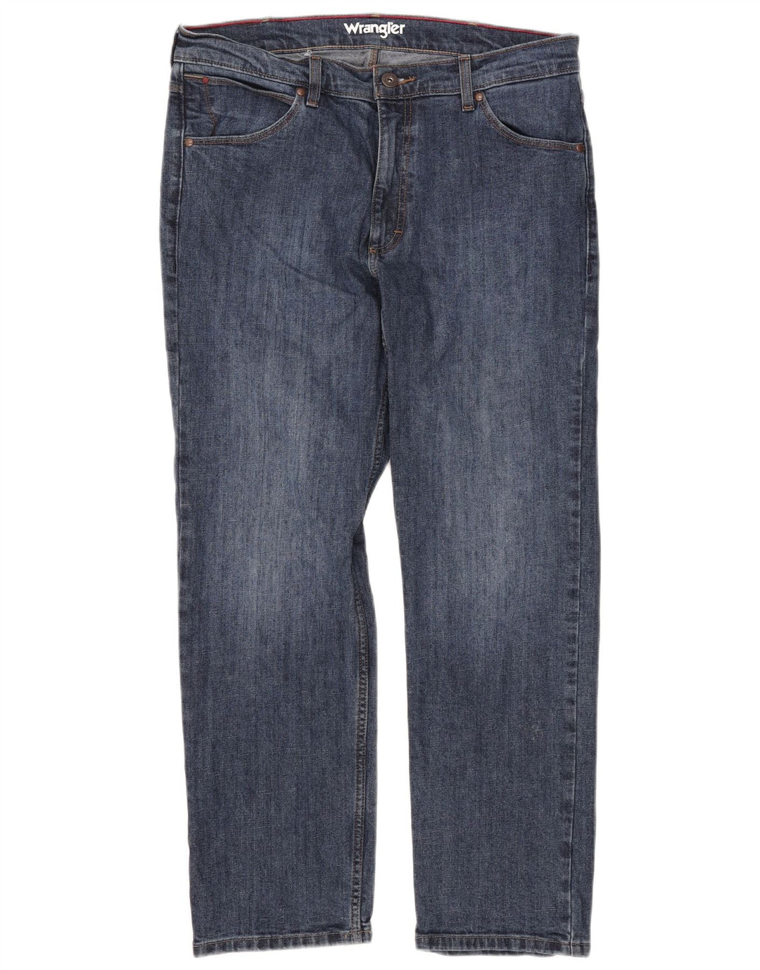 Męskie jeansy Wrangler Regular Straight W34 L30 Niebieskie bawełniane