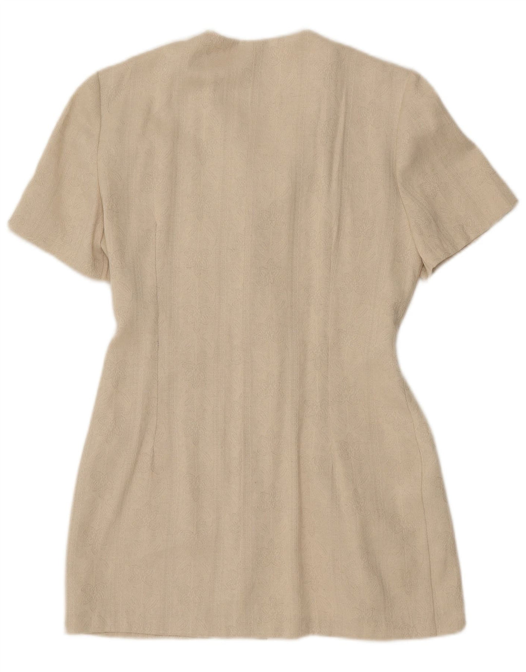 Vintage damska marynarka z krótkim rękawem i długim rękawem UK 8 Small Beige Classic