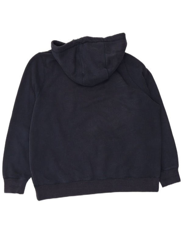 Crew Clothing Damski sweter oversize z kapturem, UK 18 XL, granatowy, bawełniany