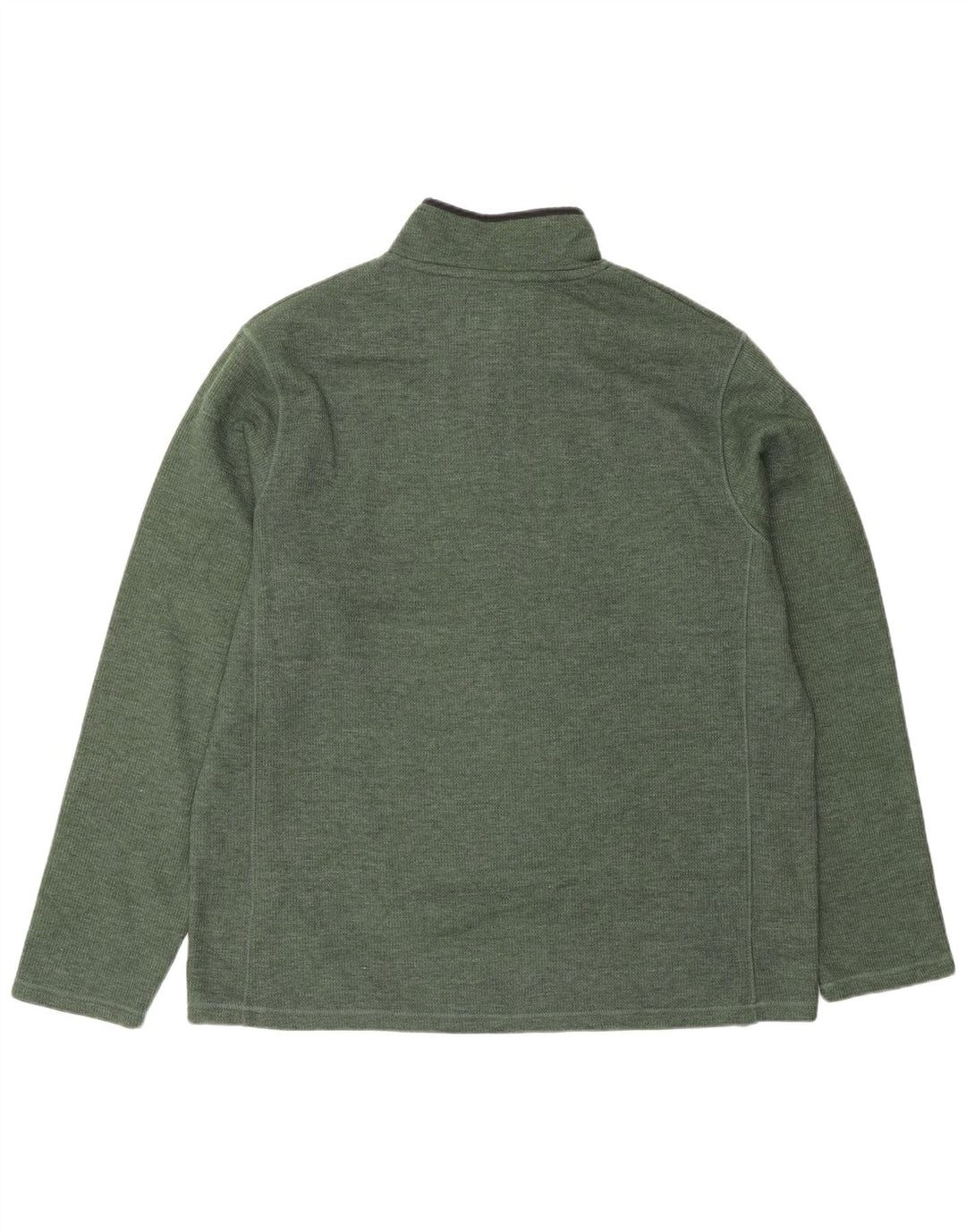 Męski sweter zapinany na zamek Mountain Warehouse, duży, zielony, bawełniany