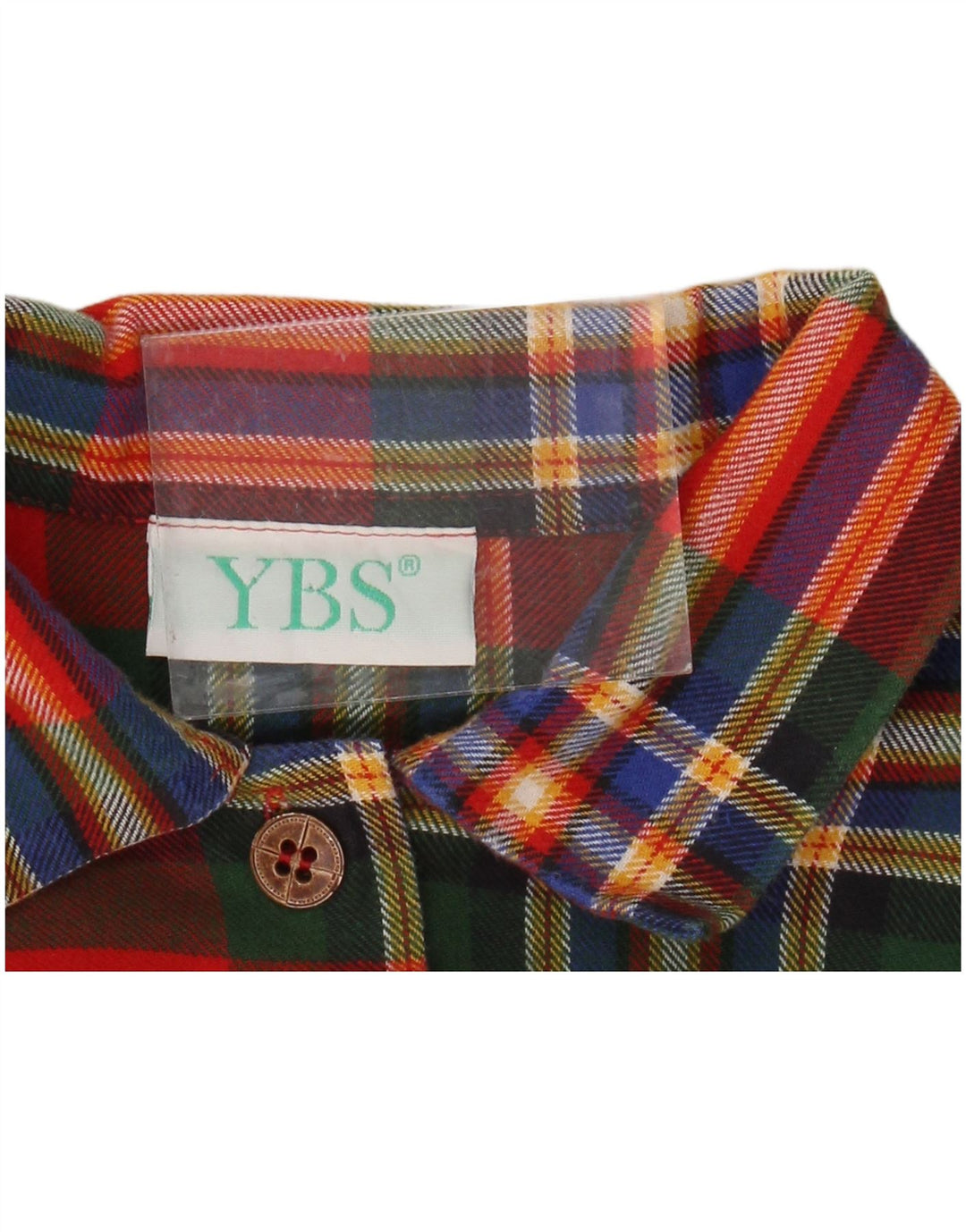 Damska sukienka koszulowa oversize VINTAGE z grafiką UK 14 w średnią czerwoną kratkę