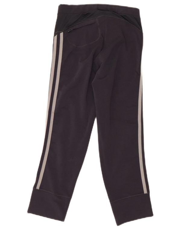 Damskie legginsy Adidas Capri UK 8, małe, czarne, poliestrowe