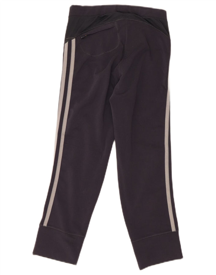 Damskie legginsy Adidas Capri UK 8, małe, czarne, poliestrowe