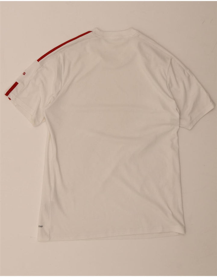 Męska koszulka Adidas Aeroready Top Medium White Polyester
