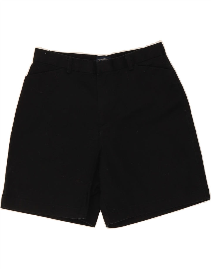 DOCKERS Womens Casual Shorts US 8 Medium W30 Black Cotton Vintage Dockers and Second-Hand Dockers from Messina Hembry 