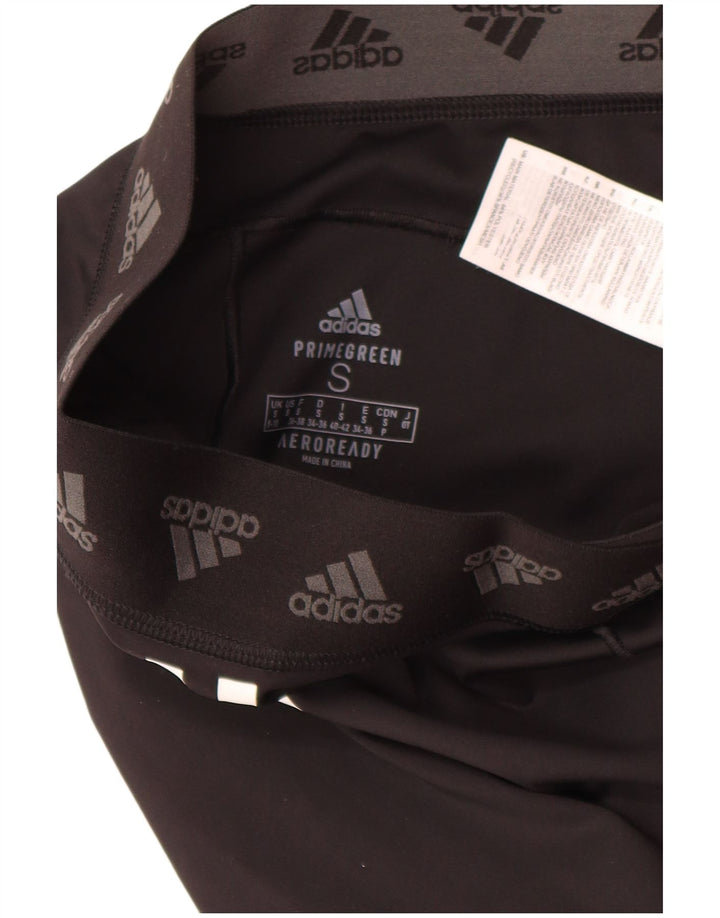 Damskie legginsy Adidas Aeroready UK 8/10, małe, czarne, poliestrowe