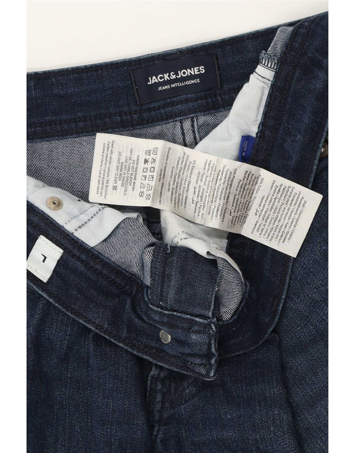 Męskie spodenki jeansowe Jack & Jones Liam, duże, W34, granatowe, bawełniane