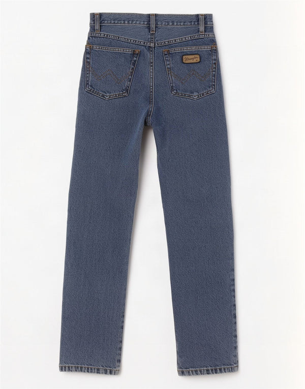 Dżinsy damskie Wrangler Lucy Straight US 10 Large W30 L30 Niebieskie bawełniane
