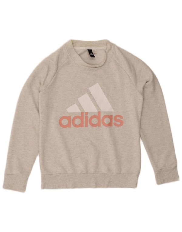 Damska bluza Adidas Graphic Jumper UK 8 Small Grey Flecked