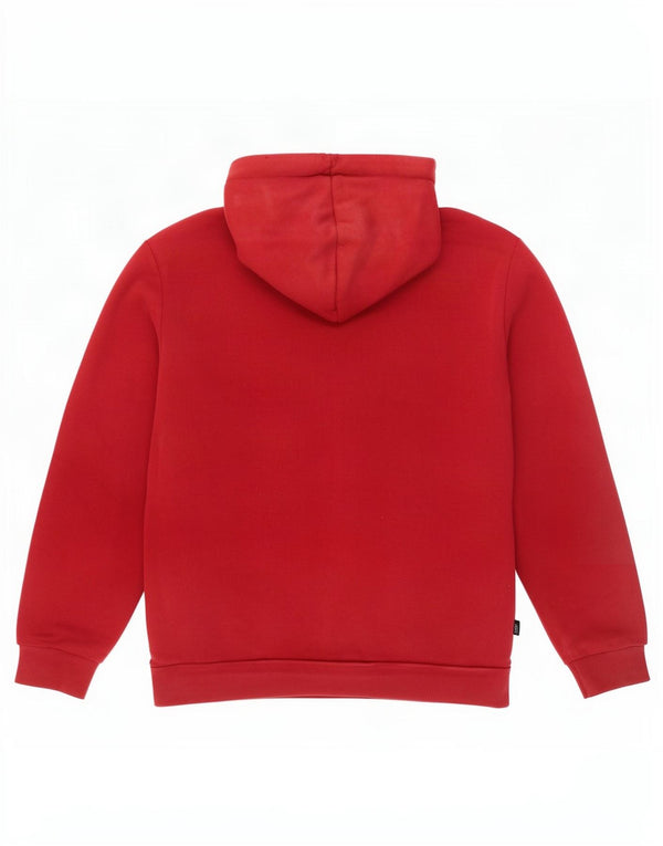 Damski sweter z kapturem Puma z grafiką, oversize UK 10, mały, czerwony, bawełniany