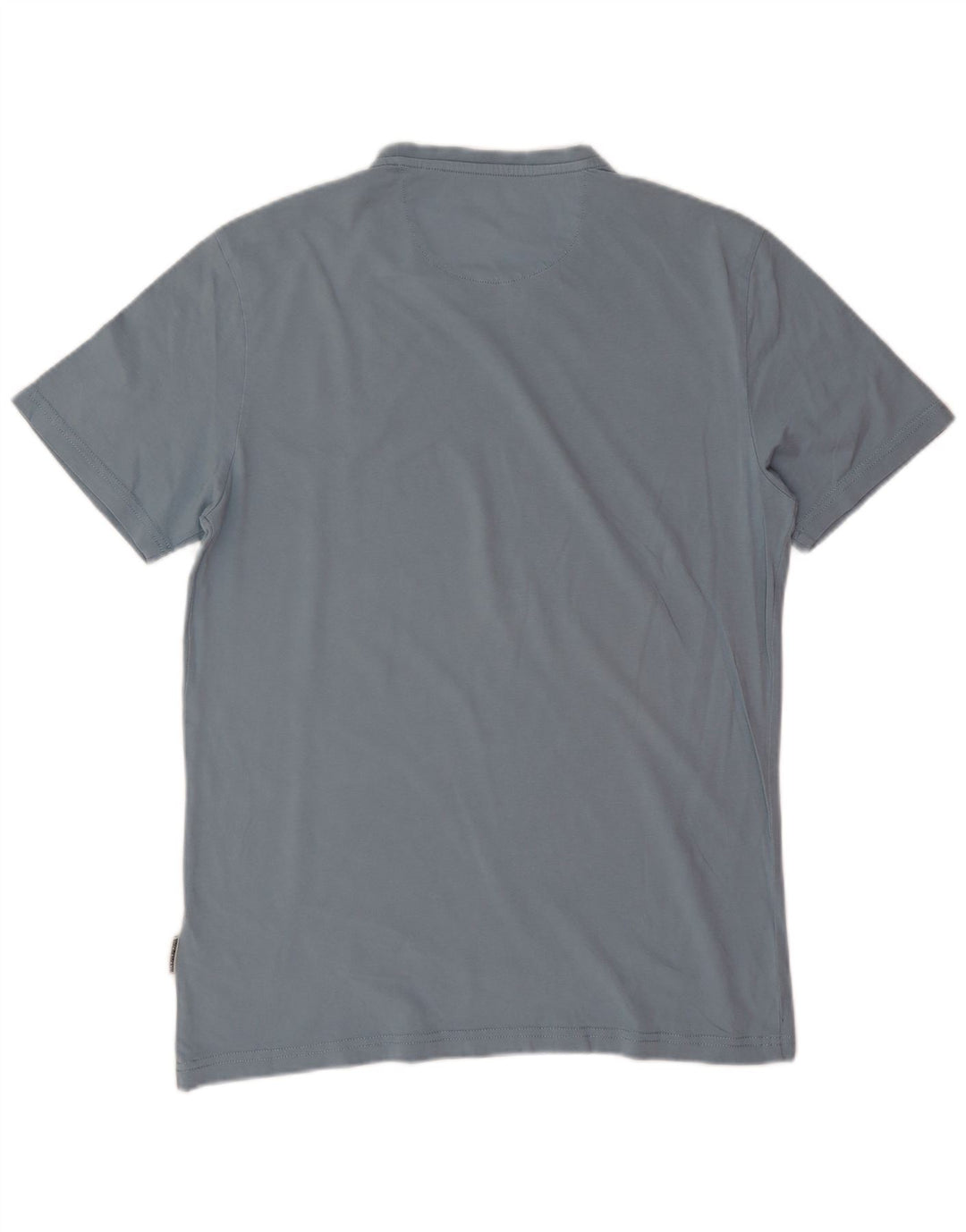 T-shirt męski Napapijri, bawełniany, średni niebieski
