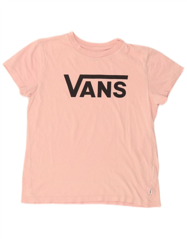 Damski T-shirt z grafiką VANS, UK 12, średni róż