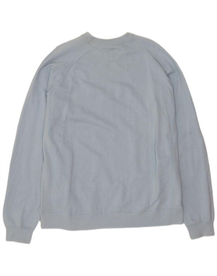 Męski sweter z grafiką Champion 2XL, niebieski, bawełniany